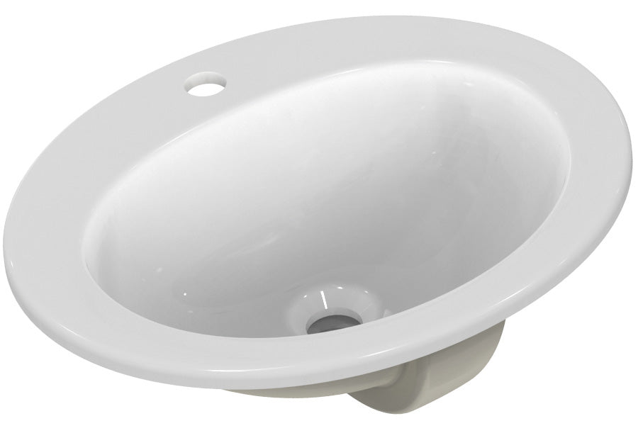 Armitage Shanks Sandringham 21 50cm 1 taphole countertop basin with overflow, no chainstay hole