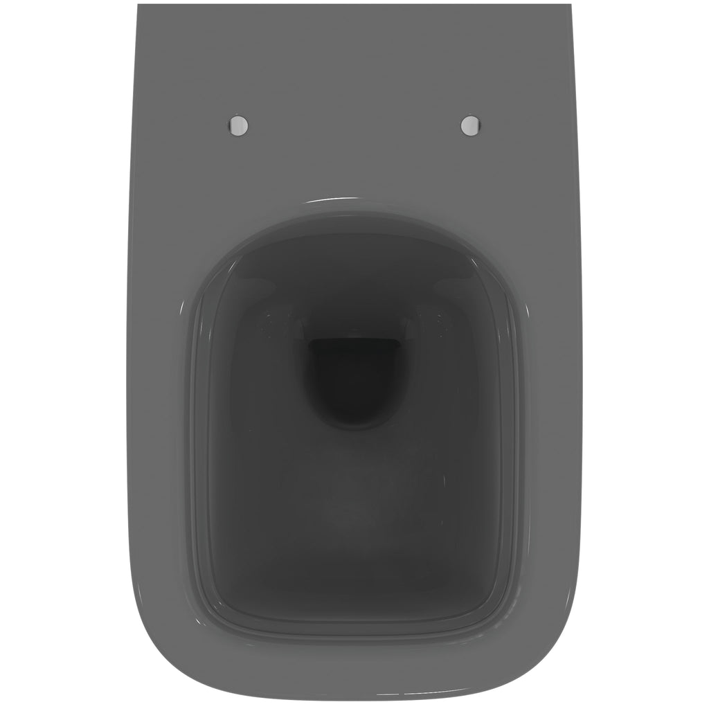 Ideal Standard i.Life B Back to Wall Toilet With RimlS+ Technology, Gloss Grey