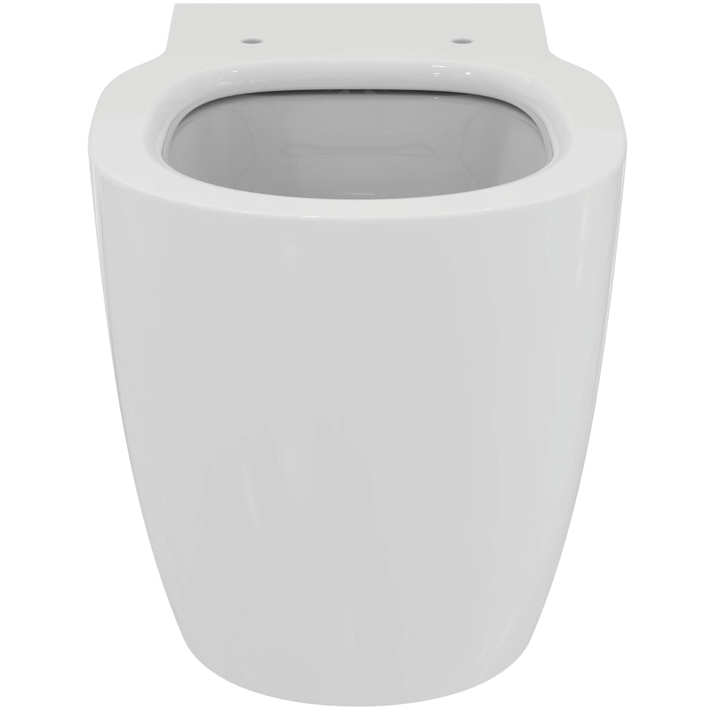 Ideal Standard Concept back-to-wall toilet bowl with horizontal outlet and Aquablade flush technology