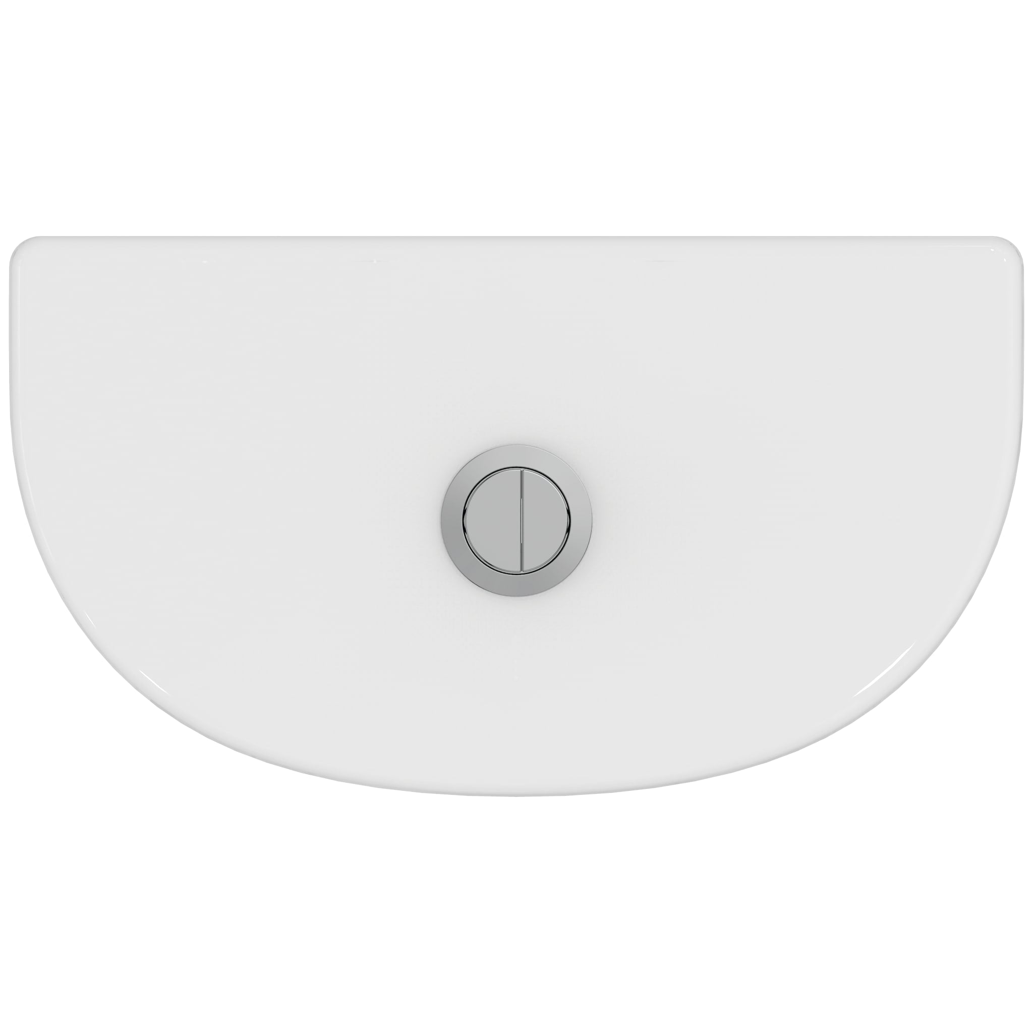 Ideal Standard Concept Arc close coupled delay fill 4/2 6 litre cistern, dual flush push button valve, bottom supply and interl overflow