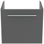 Ideal Standard i.Life S Wall Hung 1 Drawer Vanity Unit 500(D)mm Quartz Grey Matt